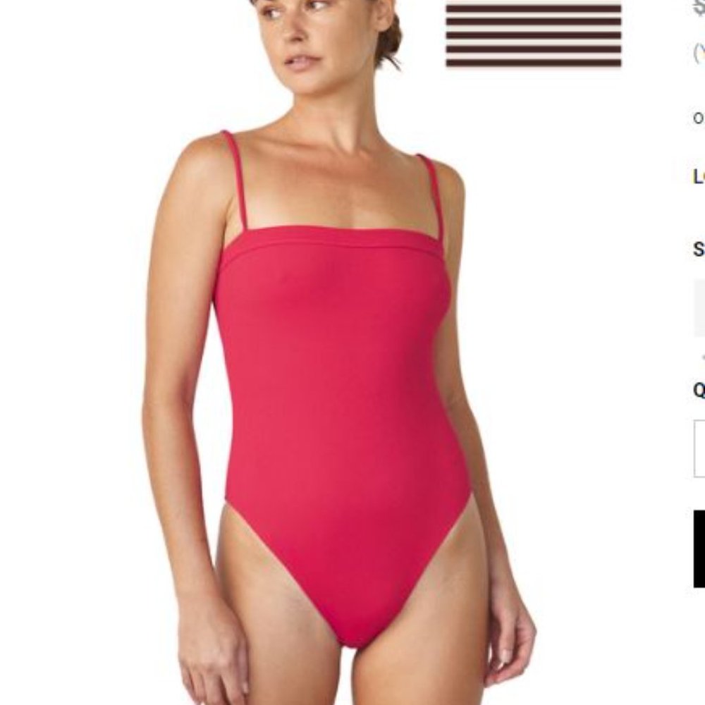 ACACIA Lonny One Piece in Sangria Large - NWT